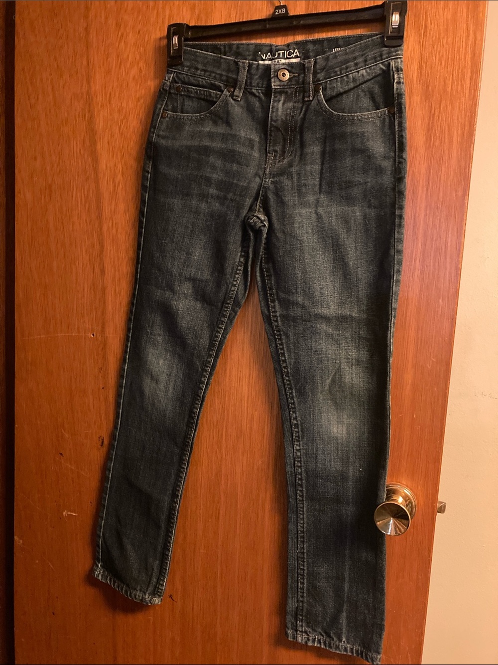 Nautica Slim Fit Boys Jeans in Faded Dark Blue